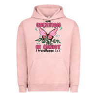 Pigment Salmon new creation in christ 2 corinthians5.17 Urban Hoodie - MaliasSmallBusiness