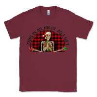 Burgundy this is as jolly  as i get Classic Tee - RanaPortraitStore