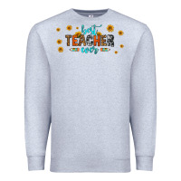 Heather Grey best teacher ever 16oz libbey glass Premium Sweatshirt - HRA Design Shop