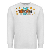 Oatmeal Heather best teacher ever 16oz libbey glass Premium Sweatshirt - HRA Design Shop