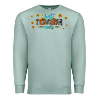 Seafoam best teacher ever 16oz libbey glass Premium Sweatshirt - HRA Design Shop