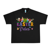 Black easter vibes and butterfly with bunny and flowers Urban Heavy Tee - Artiststas
