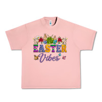 Salmon easter vibes and butterfly with bunny and flowers Urban Heavy Tee - Artiststas