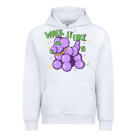 White walk it like a Urban Hoodie - MaliasSmallBusiness