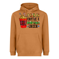Meerkat I Run On Coffee & Christmas Cheer Heavyweight Hoodie - CowhideDigitalArt