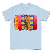 Dusty Blue mexican leopard brushstroke Classic Tee - Zillion Design Studio