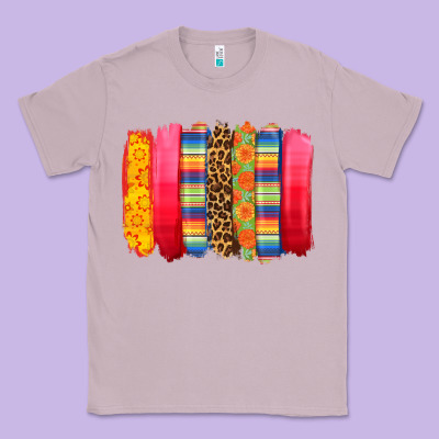Mexican Leopard Brushstroke Classic Tee Designed By Zillion Design Studio