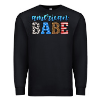 Black american babe Premium Sweatshirt - HRA Design Shop