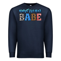 Navy american babe Premium Sweatshirt - HRA Design Shop