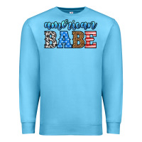 Ocean Blue american babe Premium Sweatshirt - HRA Design Shop