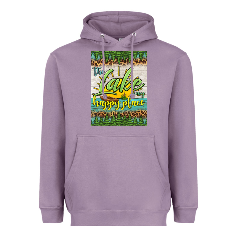 The Lake Is My Happy Place Air Freshener Heavyweight Hoodie by HRA Design Shop | Teevron