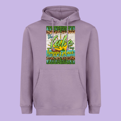 The Lake Is My Happy Place Air Freshener Heavyweight Hoodie Designed By Hra Design Shop