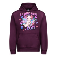 Mauve Wine love you a lotl Urban Hoodie - MaliasSmallBusiness