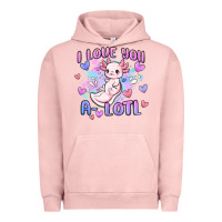Pigment Salmon love you a lotl Urban Hoodie - MaliasSmallBusiness