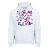 White love you a lotl Urban Hoodie - MaliasSmallBusiness