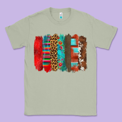 Mexican Brushstroke Classic Tee Designed By Zillion Design Studio