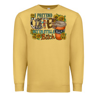 Antique Gold coffee Premium Sweatshirt - RacoonDesign