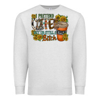 Oatmeal Heather coffee Premium Sweatshirt - RacoonDesign