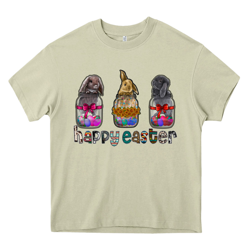 Happy Easter Heavy Core Tee by CowhideDigitalArt | Teevron