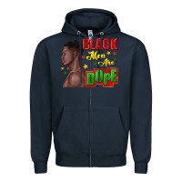 Navy black men are dope black man Zipper Hoodie - texasbilliewilder