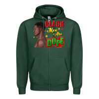 Sports Green black men are dope black man Zipper Hoodie - texasbilliewilder