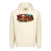 Sandshell christmas nana highland cow Premium Hoodie - BarkalooDesign