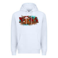 White christmas nana highland cow Premium Hoodie - BarkalooDesign