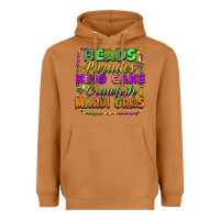 Meerkat beads parades king cake crawfish mardi gras Heavyweight Hoodie - FaDigitalArtStudio