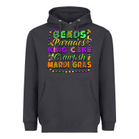 Smoke beads parades king cake crawfish mardi gras Heavyweight Hoodie - FaDigitalArtStudio