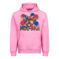 Fuchsia Pink moo rica Urban Hoodie - MaliasSmallBusiness