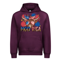 Mauve Wine moo rica Urban Hoodie - MaliasSmallBusiness