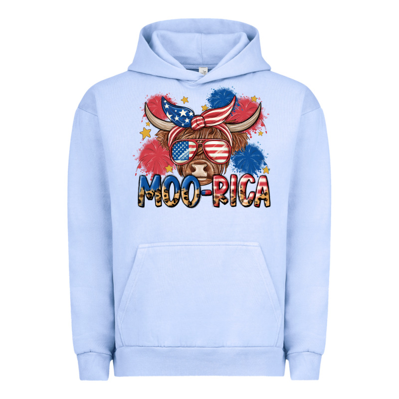 Moo Rica Urban Hoodie by MaliasSmallBusiness | Teevron