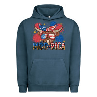 Pigment Midnight Navy moo rica Urban Hoodie - MaliasSmallBusiness
