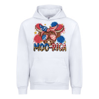 White moo rica Urban Hoodie - MaliasSmallBusiness