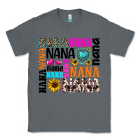 Charcoal Heather nana gemstone sunflower Classic Tee - texasbilliewilder