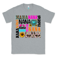 Heather Grey nana gemstone sunflower Classic Tee - texasbilliewilder