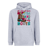 Heather Grey all i brought back with me was some sand in my boots Heavyweight Hoodie - HRA Design Shop
