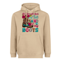 Mushroom all i brought back with me was some sand in my boots Heavyweight Hoodie - HRA Design Shop
