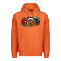 Carrot christmas mom highland cow Premium Hoodie - BarkalooDesign