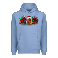 Colony Blue christmas mom highland cow Premium Hoodie - BarkalooDesign