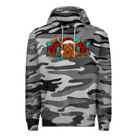 Slate Camo christmas mom highland cow Premium Hoodie - BarkalooDesign