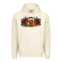 Tofu christmas mom highland cow Premium Hoodie - BarkalooDesign
