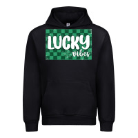Black lucky vibes Urban Hoodie - MaliasSmallBusiness