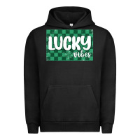 Pigment Black lucky vibes Urban Hoodie - MaliasSmallBusiness