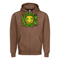 Chestnut Feeling Lucky Zipper Hoodie - RanaPortraitStore