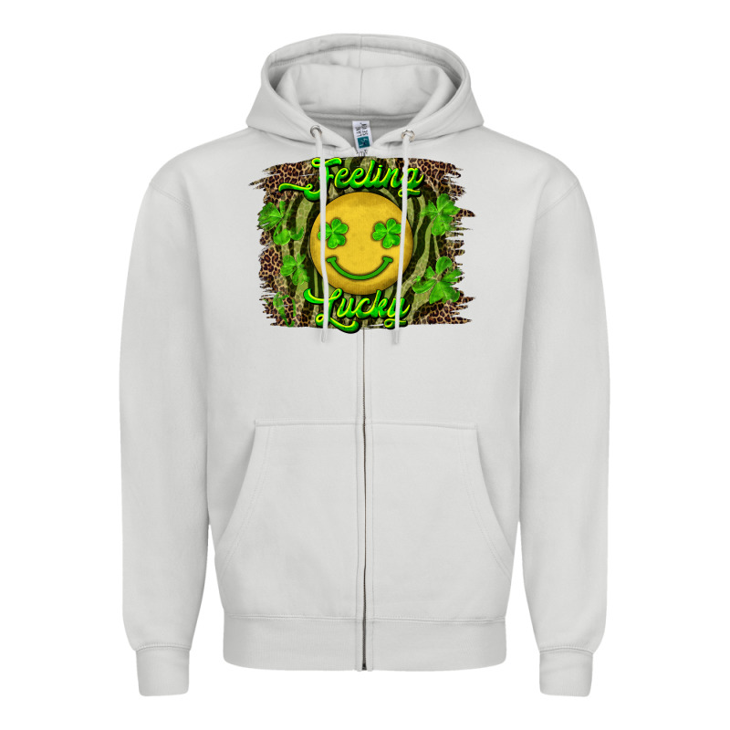 Feeling Lucky Zipper Hoodie by RanaPortraitStore | Teevron