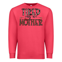 Cardinal tired as a mother Premium Sweatshirt - CowhideDigitalArt