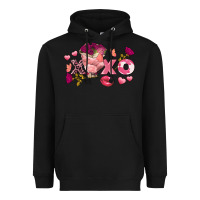 Black chicken valentine's day xoxo Heavyweight Hoodie - FaDigitalArtStudio