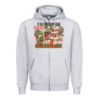 Heather Grey farm fresh strawberries Zipper Hoodie - Zillion Design Studio
