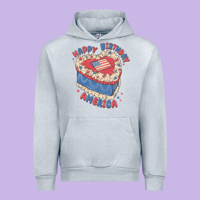 Happy Birthday America Urban Hoodie Designed By Maliassmallbusiness